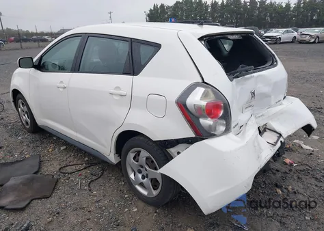 2009 Pontiac Vibe from USA, damaged, VIN 5Y2SP67849Z439942